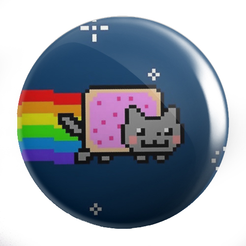Manga Anime NyaNyan Nyan Cat Pins MNOHÉ DIZAJNY