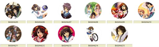Manga Anime Haruhi Suzumiya Pins MNOHÉ DIZAJNY