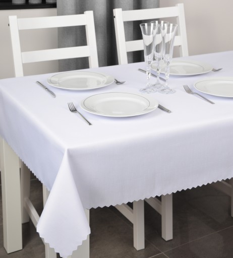 biely obrúsok odolný voči škvrnám 75x75 vzor 1 svadobný krst na sväté prijímanie