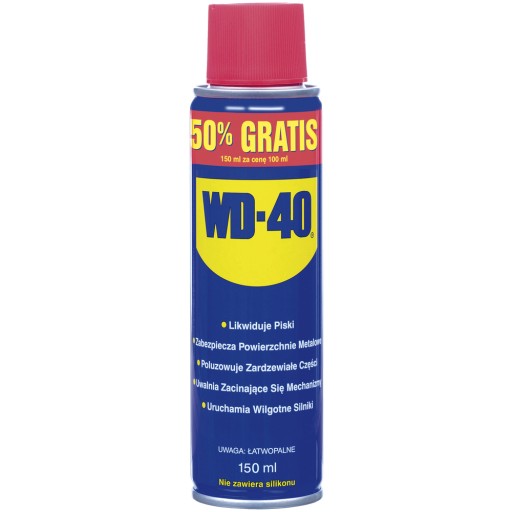 WD-40 ODSTRAŇOVANIE HRDZE PRENIKÁVAČA 150ML. (100 ml + 50 %)