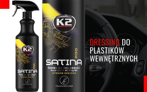 K2 SATINA PRO KOKPIT DRESSING, Bez vône, 1L