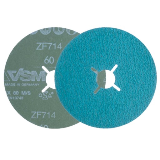 FIBER DISK FIBRA 125mm ZIRCONIUM VSM ZF714 P40