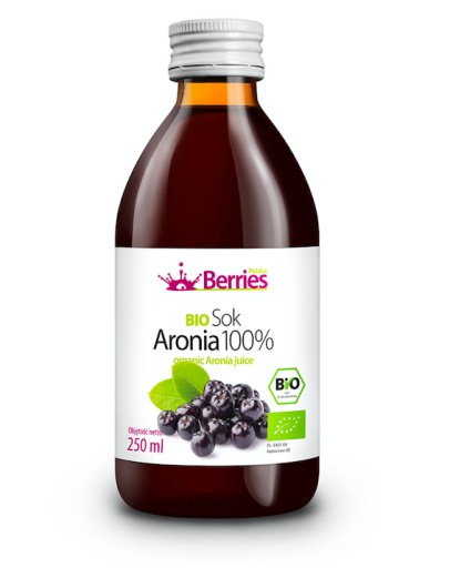 BIO šťava z arónie 100% bio šťava z arónie 250ml