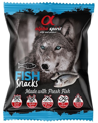 ALPHA SPIRIT kocky s RYBAMI 50g Pochúťka pre psov
