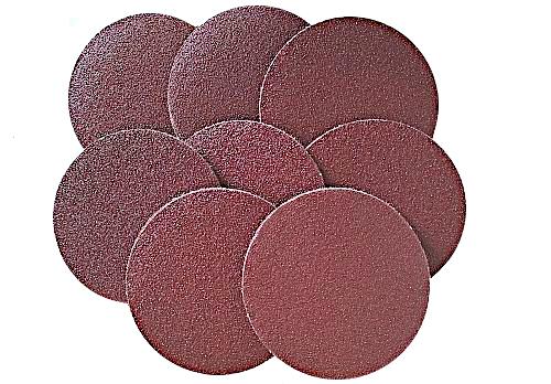 50 KUSOV! BRÚSNY PAPIER KOTÚČE VELCRO DISKY 125 mm