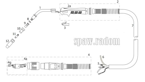 BINZEL MB 401 / 501 keramický difúzor /2 ks