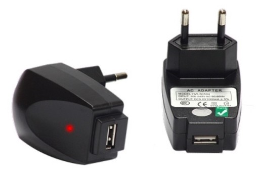 Sieťová nabíjačka s USB portom 5V 1,0A napájanie