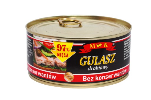Hydinový guláš v konzerve 300g MK