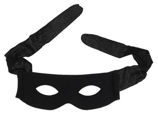 KARNEVALOVÁ MASKA ZORRO HIT KARNEVALOVÉHO KOSTÝMU ČIERNY