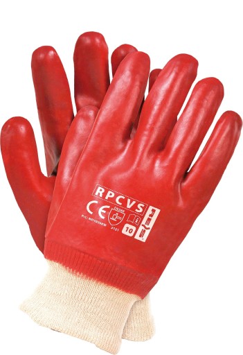 PRACOVNÉ RUKAVICE PVC GUMOVÉ RUKAVICE vodeodolné