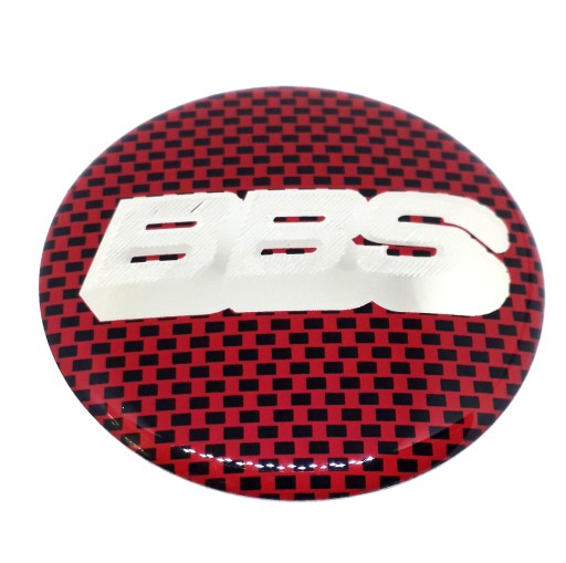 Nálepka na puklice so znakom BBS 64 mm