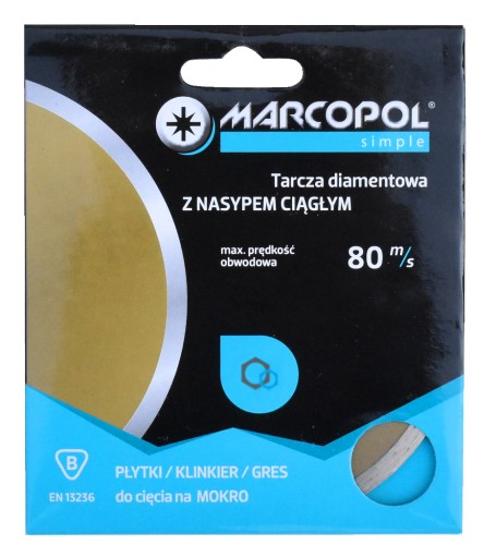 DIAMANTOVÝ DISK S KONTINUÁLNYM ZBEROM fi 125X22,23mm