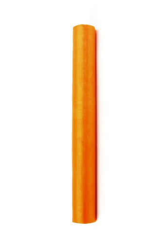 Organza organza hladká 36cm - 9m - ORANŽOVÁ