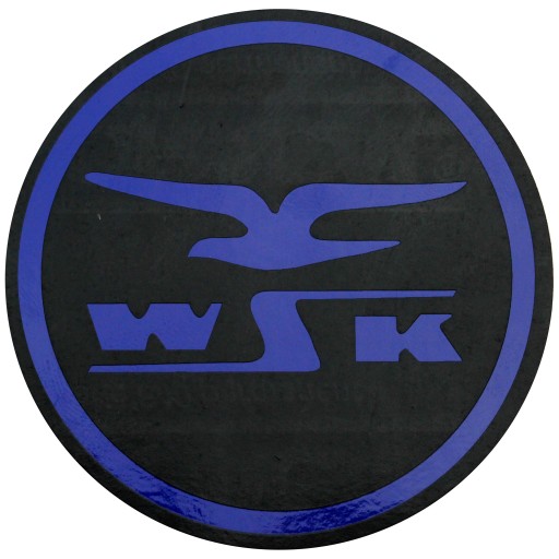 NÁLEPKA WSK PZL ŚWIDNIK NAVY BLUE ROUND 125 175
