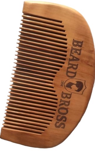 Drevený hrebeň na bradu Beard Bross