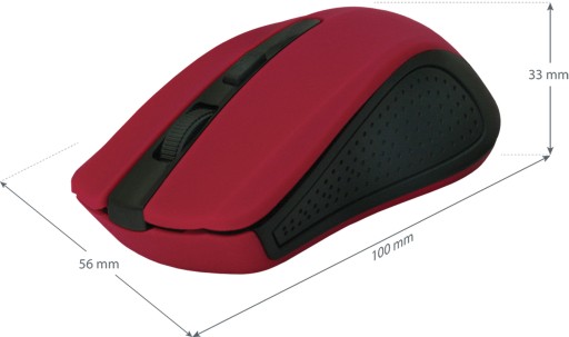 Defender ACCURA MM-935 optická bezdrôtová myš 1600dpi 4P červená