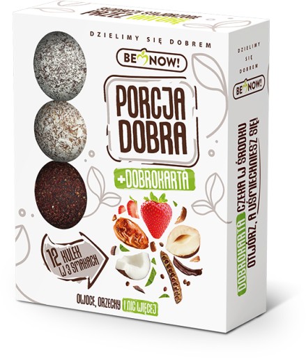 Porcia Dobra ovocné a orechové guličky 144 g 3 príchute