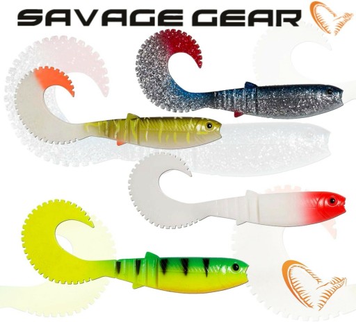 SAVAGE GEAR CANNIBAL CURL TAIL GUMA _ 12,5cm