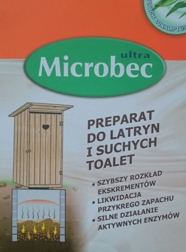 MICROBEK na suchú latrínu, 4 kusy, po 30g
