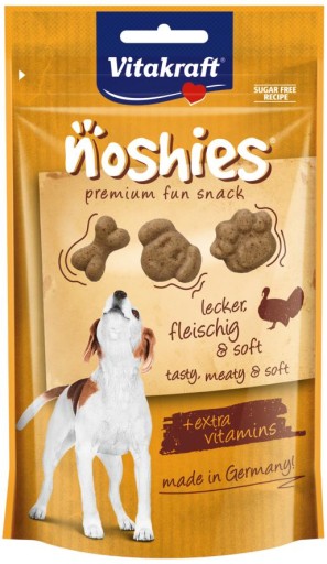 MUŠKA PRE PSOV lahodné COOKIES trenažéry moriek VITAKRAFT Noshies 90g