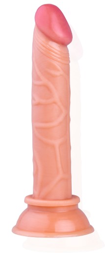 Tenký análny penis na prísavke, flexibilný dong