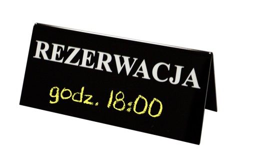 REZERVAČNÝ OBOJSTRANNÝ STOLOVÝ STOJAN NA TIELY