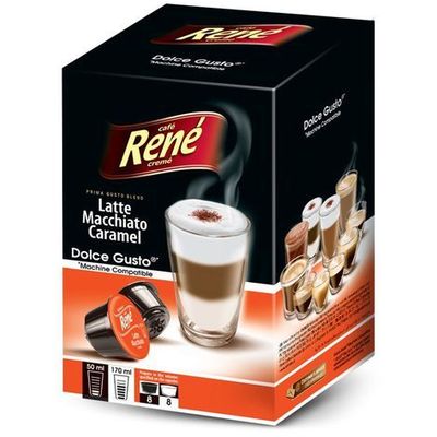 DOLCE GUSTO RENE LATTE CARMEL kapsuly 16 kusov
