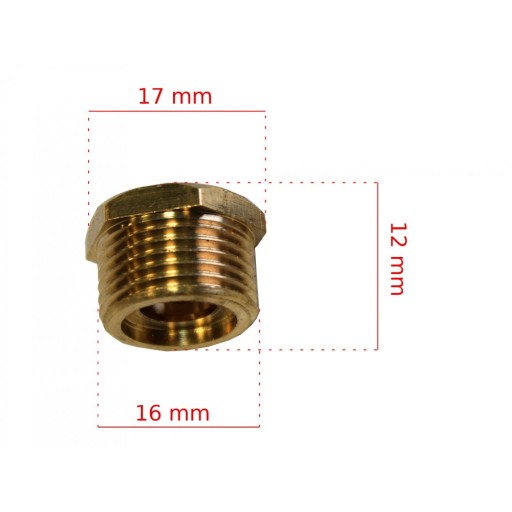 Ventil na vypúšťanie kondenzátu zo vzduchového valca kompresora 3/8 palca 16 mm