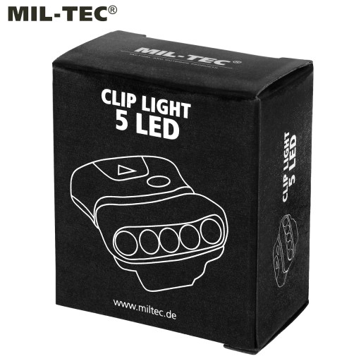 ČELOVÁ LAMPA s Klipmi na klobúk, šilt, batoh