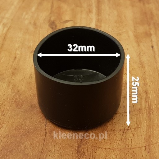Ochranné poťahy na nábytok, čierne, 32mm