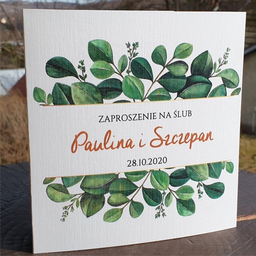 Svadobné oznámenia na svadobné oznámenia + obálka