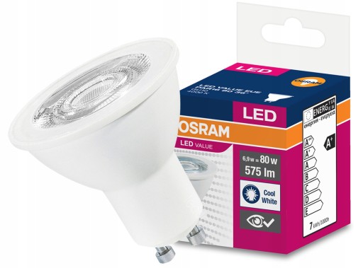 Osram LED žiarovka HALOGEN GU10 6,9W=80W 4000K