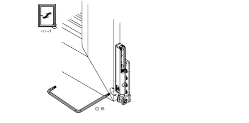 Maco kľúč TORX 15 pre úpravu nastavenia okenného kovania TX 15