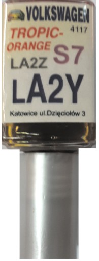 VW LA3H 4Y SALSA ČERVENÝ NÁTER NA ŠKRABENY ARA