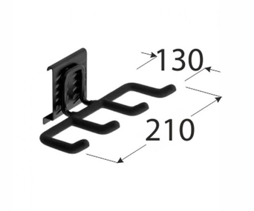 SGH3 Pivnica HÁK GOLIAT RUKOVÄŤ NÁSTROJ NÁSTROJ KÁBLE 210X130MM