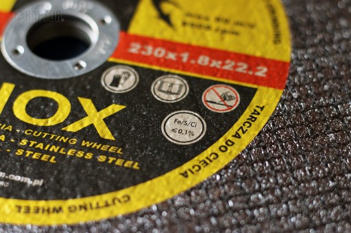 REZNÉ KOTÚČE KOVOVÁ INOX OCEĽ 230 x 22,2 x 1,8 mm TEDIAM DLHÁ ŽIVOTNOSŤ