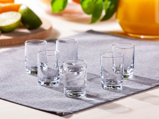 Sada pohárov na likér Krosno Shot vodka, 30 ml, 6 kusov
