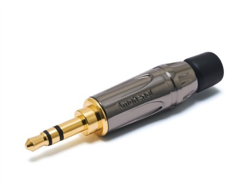 Amphenol KS3PC-AU pozlátený stereo mini jack