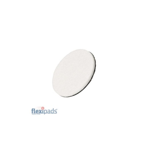 FLEXIPADS Leštiaca plsť 130mm Umelý hodváb na sklo suchý zips