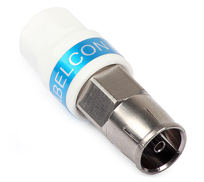 Priama anténna zásuvka IEC Cabelcon RG-6 Triset