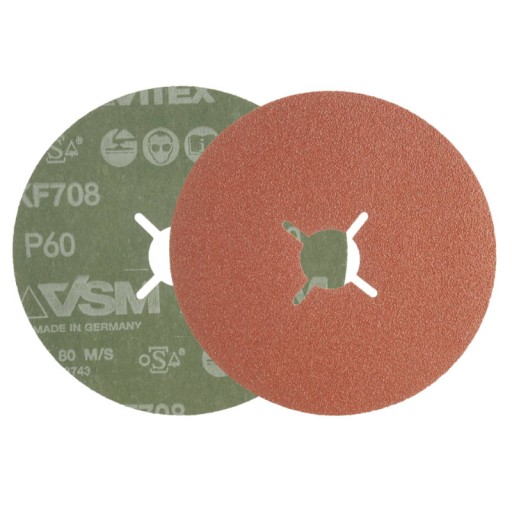 FIBER DISC FIBRA DISC 125x22 VSM KF708 P120 2x