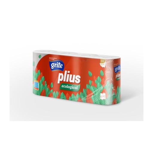 GRITE EKOLOGICKÝ Toaletný papier 3-vrstvový. 8 roliek