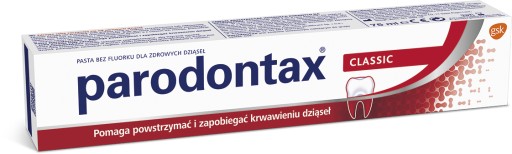 Parodontax Classic zubná pasta so zložením pre zdravé ďasná 75 ml