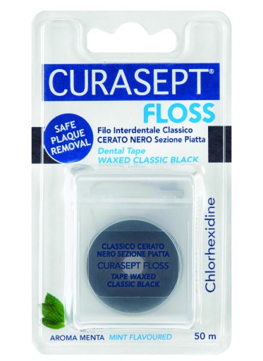 CURASEPT FLOSS čierna niť 50m