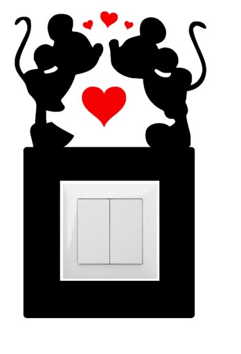 Nálepka na vypínač a kontaktné nálepky