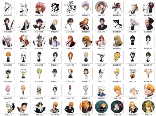 Manga Anime Bleach špendlíky MNOHÉ DIZAJNY