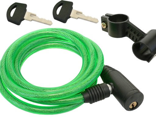 BIKE LOCK, SILNÝ, HRUBÝ BIKE LOCK, 180 cm