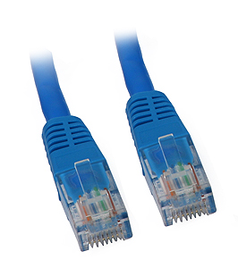 LAN Patchcord UTP kábel 0,25m 5e RJ45 modrý