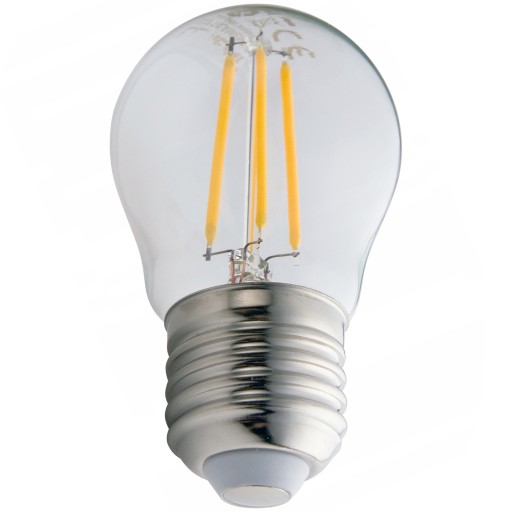 LED žiarovka E27 FILAMENT Edison DECORATED Ball 480lm 4W NEUTRAL