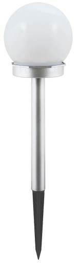 RGB solárne svietidlo, farba LED BIELA GUĽA 10cm PR-10